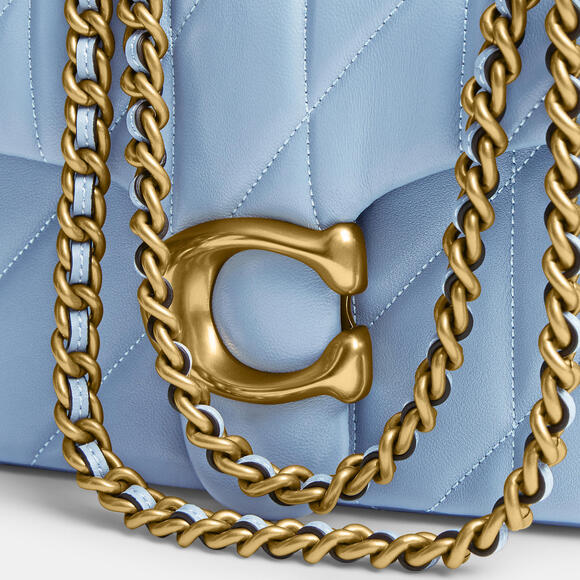 🩵Coach NWT Bluebell Tabby Shoulder Bag 26 With Pillow Quilting /Brass Hardware - Picture 3 of 11